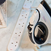 Electrical extension with 6 sockets , White Color